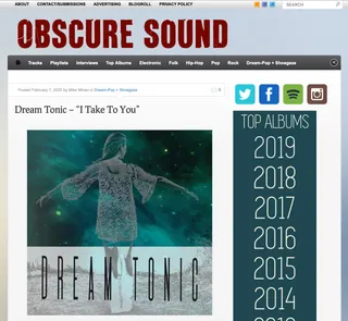 Obscure Sound: I Take To You Review