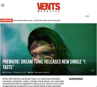 Vents Magazine: I Taste Premier