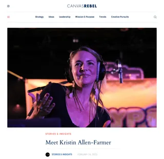 Canvas Rebel: Meet Kristin Allen-Farmer